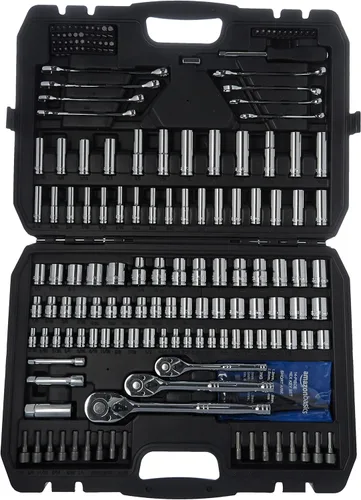 Miniatura 9 de Amazon Basics - Juego de herramientas de llaves mecánicas con estuche, 123 piezas