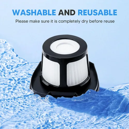 Miniatura 5 de Filtro de vacío de repuesto de 2284W 2390A para Bissell Pet Hair Eraser Filter Hand Vacuum 2390 2389 2579, comparado con la pieza # 1614212 1614203