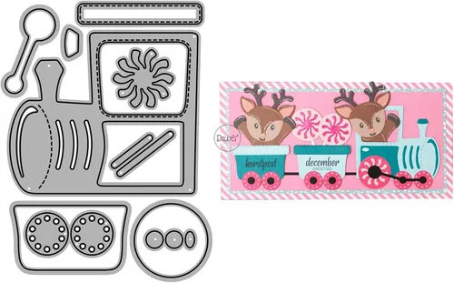 Miniatura 18 de DzIxY Troqueles de corte de metal para árbol de Navidad para camiones, kit de fabricación de tarjetas, troquelados, troquelados, álbumes de 6