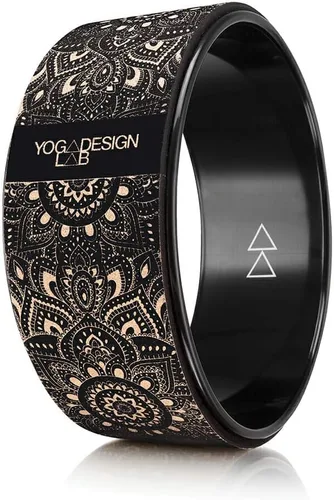 Miniatura 2 de YOGA DESIGN LAB THE YOGA WHEEL Rueda de ejercicio ecológica impresa extra fuerte, acolchada, diseñada en Bali Mejora tus posturas y estira más