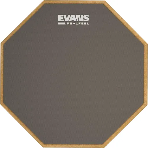 Miniatura 8 de Evans RealFeel - Almohadilla de práctica de tambor - Almohadilla de tambor - Almohadilla de práctica para baterista - Goma de mascar de caucho