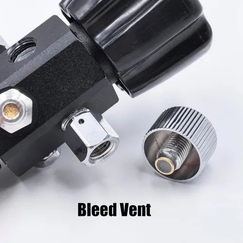 Miniatura 6 de Válvula adaptadora de estación de llenado 4500psi para botella de tanque de cilindro de Airsoft PCP Paintball HPA
