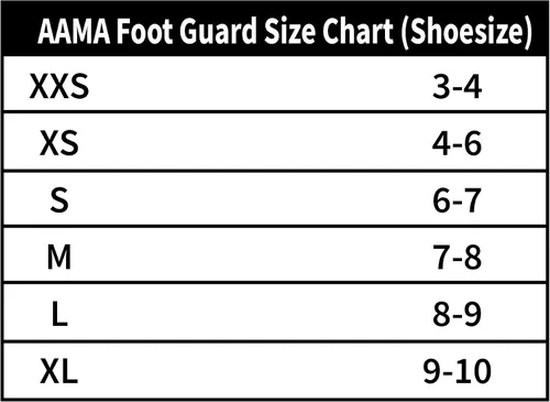 Miniatura 2 de AAMA Taekwondo Martial Arts Foot Guard Protector Gear para Sparring - Entrenamiento - Competencia