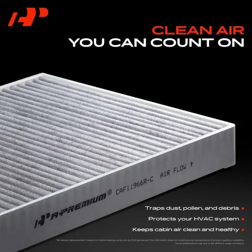 Miniatura 3 de A-Premium Filtro de aire de cabina de 2 piezas con carbón activado compatible con BMW X5, 530e, 530i, 540i, 540d xDrive, 740i, 745e, 750i, 760i, X6