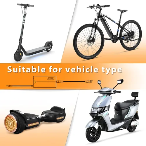 Miniatura 4 de 54.6V 2A Cargador para Batería de eBike de 48V Compatible con Lectric XP 1.0/2.0/3.0, Lectric XPremium, Eahora X5, Himiway Cruiser, Ride1Up Core-5
