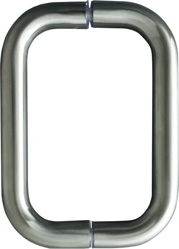CKB Manija de puerta de ducha de 6 pulgadas, compatible con vidrio de 1/4 a 1/2 pulgadas de grosor, tirador de puerta de vidrio trasero con espalda