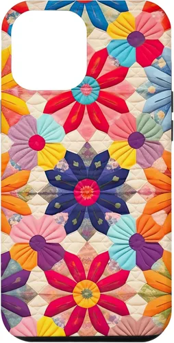 Miniatura 26 de Quilting Flower Blooms Quilt Pattern Case for iPhone 17