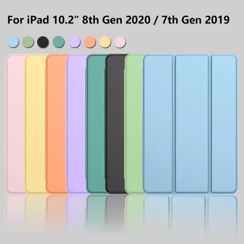 Miniatura 7 de iMieet - Funda para iPad de 9ª generación 2021/iPad de 8ª generación 2020 de 10.2 pulgadas con soporte para lápices, funda para iPad de 7ª