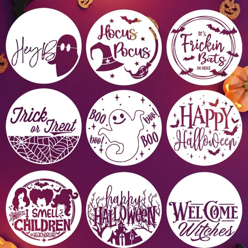Miniatura 12 de Plantillas de Navidad para pintar sobre madera de 12" Plantilla de Feliz Navidad Plantillas de vacaciones Plantillas de dibujo para colgar