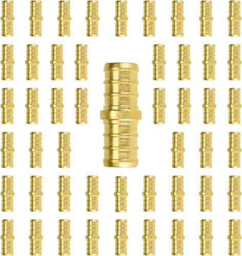 Miniatura 59 de SUNGATOR Paquete de 50 accesorios Pex de 1/2" en T, accesorios Pex de 1/2 pulgada en T, sin plomo, de latón, certificados NSF