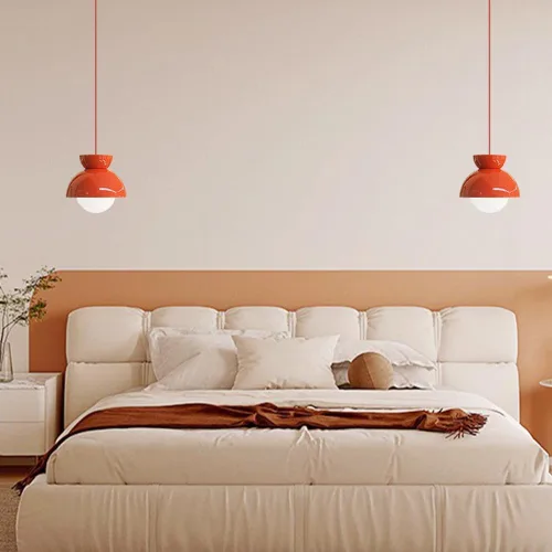 Miniatura 5 de Lámparas colgantes modernas para isla de cocina, pantalla de vidrio blanco leche, lámparas colgantes con cable ajustable para comedor, dormitorio