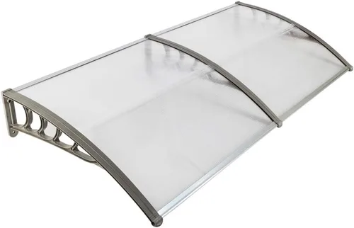 Miniatura 16 de 2 toldos para puerta de ventana de 40 x 40 pulgadas, toldo para exteriores, cubierta de policarbonato para puertas de entrada, toldo de entrada