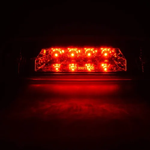 Miniatura 6 de CHEDA Tercera luz de freno 3D, compatible con Jeep Cherokee 1997-2001, lente cromada, carcasa LED, lámpara de carga trasera, barra trasera