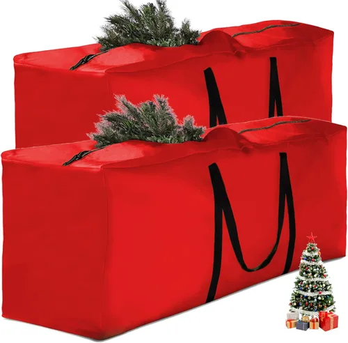 Miniatura 11 de Bolsa de almacenamiento para árbol de Navidad – Bolsas de almacenamiento para árboles artificiales desmontados