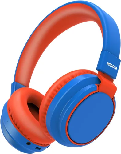 Miniatura 15 de MIDOLA Auriculares para niños Bluetooth 5.3 inalámbrico 60H tiempo de reproducción Volumen limitado 85/110dB sobre la oreja Auriculares de Negro