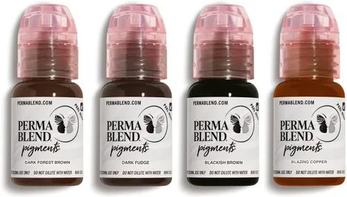 Miniatura 8 de Perma Blend - Kit de tatuaje modificador cálido para cejas - Kit de maquillaje para microblading y delineador permanente - Tinta de tatuaje Conjunto