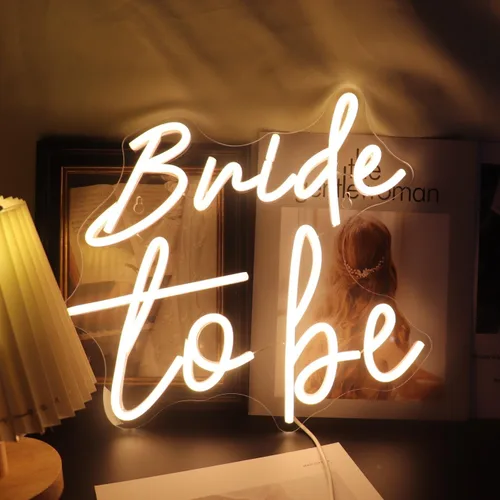 Miniatura 11 de QiaoFei Letrero LED de neón con texto en inglés «Cheers To Love» alimentado por USB con regulador de intensidad, luces de neón para habitación