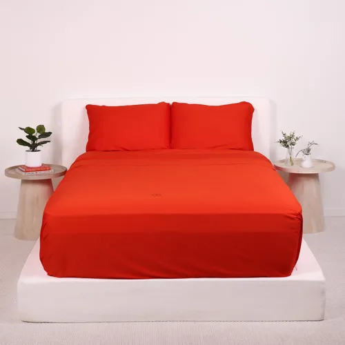 Miniatura 19 de THE LAD COLLECTIVE Juego de ropa de cama 2.0 – Juego de sábanas y fundas de almohada de 4 piezas, mezcla de algodón personalizada, suave, cómodo