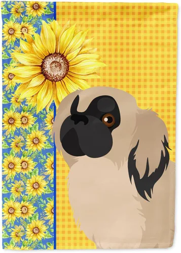 Miniatura 17 de Caroline's Treasures WDK5331CHF - Bandera de verano con diseño de girasoles rojos y blancos, manga grande, para porche, para colgar en la pared