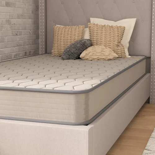 Miniatura 5 de Flash Furniture Capri Comfort Sleep - Colchón híbrido de resortes interiores y espuma de 6 pulgadas en una caja, colchón híbrido de resortes