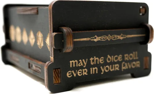 Miniatura 4 de Caja de dados - Negro - Beholder - 6x4x3
