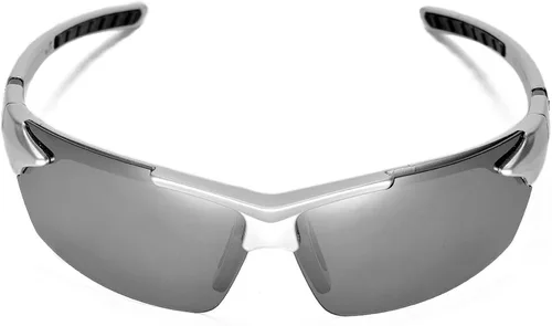 Miniatura 3 de Walleva - Lentes de repuesto polarizadas de titanio negro para gafas de sol TIFOSI Jet