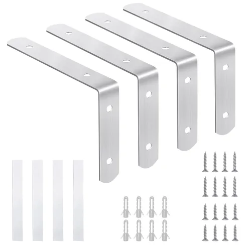 Miniatura 9 de Anclajes para muebles anti-punta a prueba de bebés: Kit de correas de seguridad para aparador seguro 400 libras librería a pared gabinete anclaje