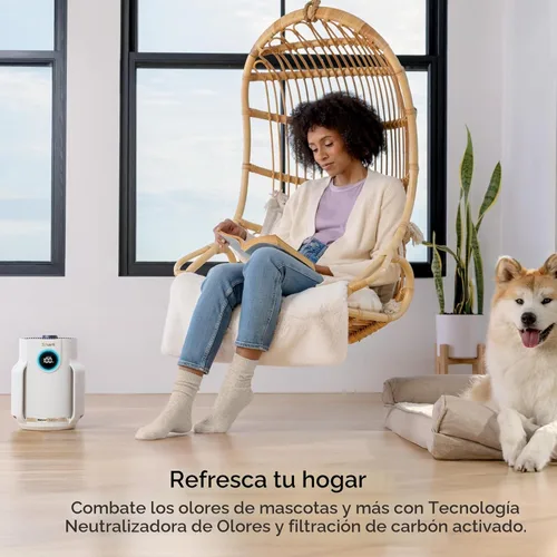 Miniatura 7 de Purificador de Aire Shark para el Hogar, NeverChange Compact Pro, para Dormitorio, Habitación Infantil, Oficina en Casa, Residencia Universitaria