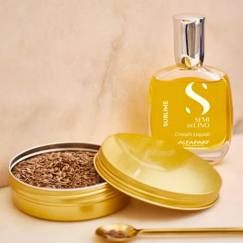 Miniatura 9 de ALFAPARF MILANO Semi di Lino Cristalli Liquidi Hair Oil with Heat Protection - Superior Smoothing and Finishing Hair Serum - Anti Frizz - Brilliant