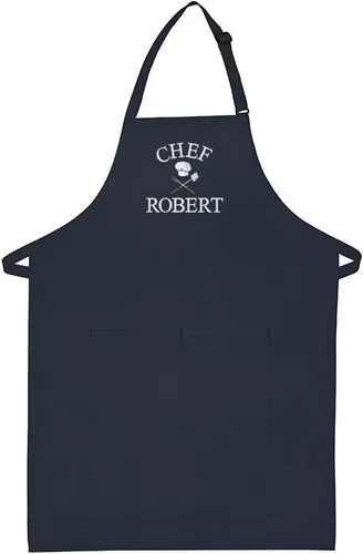 Miniatura 5 de Delantal personalizado bordado diseño de utensilios de chef