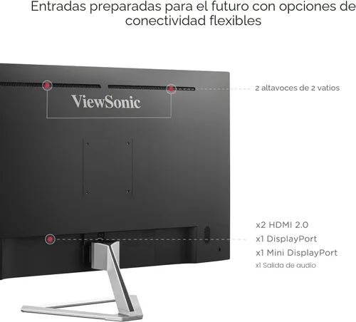 Miniatura 4 de ViewSonic VX3276-4K-MHD Monitor 4K UHD de 32 pulgadas con biseles ultrafinos, HDR10 HDMI y DisplayPort para el hogar y la oficina
