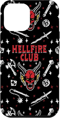 Miniatura 25 de Funda con patrón Hellfire Club de Stranger Things para iPhone 11 Pro Max