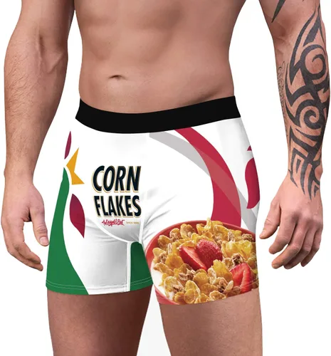 Miniatura 3 de Azuki Calzoncillos tipo bóxer para hombre, diseño digital 3D, cómodos, divertidos, divertidos, regalos de broma, ropa interior de Navidad
