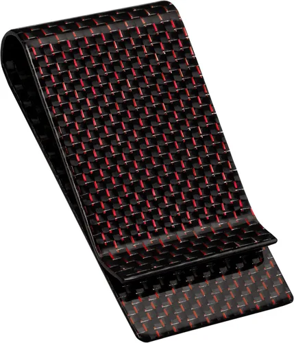Miniatura 28 de SERMAN BRANDS Clip de dinero de fibra de carbono para hombres – Cartera delgada con clip de dinero RFID, bolsillo frontal minimalista, cartera EDC