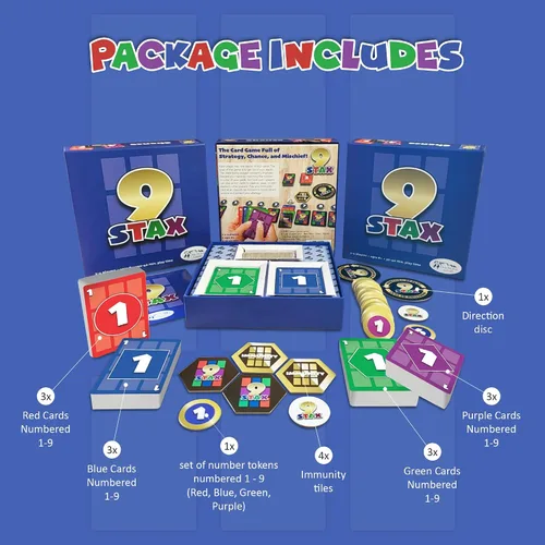 Miniatura 2 de Juego de cartas – Juego de cartas familiar – Diversión para niños, adolescentes y adultos – Ideal para 2 – 4 jugadores – para noche de juegos, noche