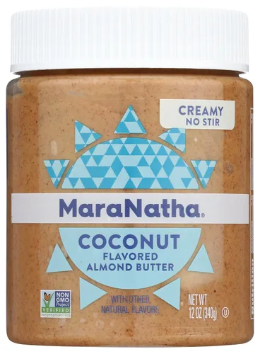 Miniatura 13 de MaraNatha Mantequilla cremosa de almendras de vainilla tostada, sin revuelta, tarro de 12 onzas