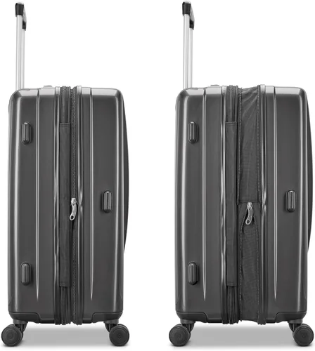Miniatura 7 de Samsonite Winfield 2 Equipaje rígido con ruedas giratorias, Carbón vegetal, Grande de 28 pulgadas, a cuadros