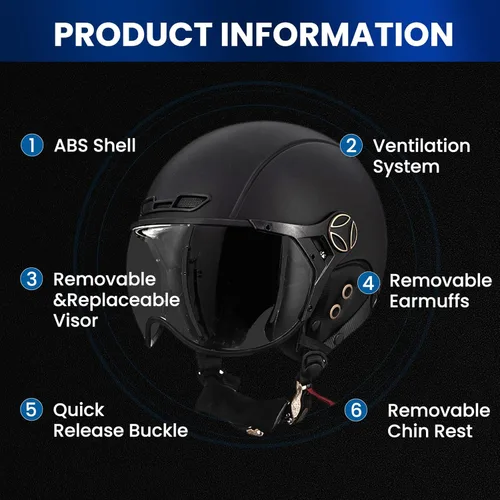 Miniatura 5 de ILM Casco de bicicleta para adultos, casco de esquí, snowboard para hombres y mujeres, con visera extraíble, orejeras ASTM CPSC y CE Z102
