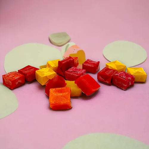 Miniatura 4 de Caramelos masticables de frutas sin azúcar, 1 libra, aptos para diabéticos, masticables de frutas a base de plantas: cereza, fresa, limón, naranja