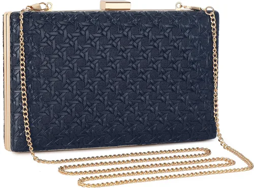 UBORSE Bolso de mano para mujer, de piel vegana, bolso de noche, formal, sobre cruzado, bolsa de hombro