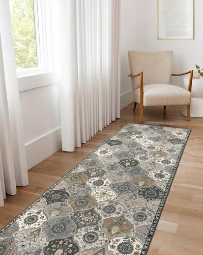 Miniatura 17 de Lahome - Alfombra de marroquí tejida, alfombra para cocina, pasillo, antideslizante, pasillo para entrada, pasillo de lavadero, dormitorio, 274 x