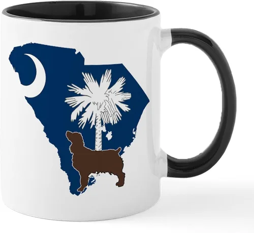 Miniatura 9 de CafePress Taza de café de cerámica de 11 oz (11.0 fl oz) de la bandera de Carolina del Sur Taza con la bandera de Carolina del Sur