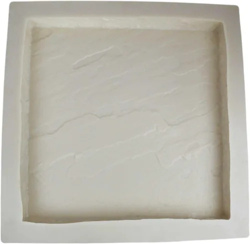 Moldes de goma de piedra fabricados para hormigón, textura de pizarra para pared y columna tapa/piedra de fuego/pavimentadora 20 '' de largo x 20 ''