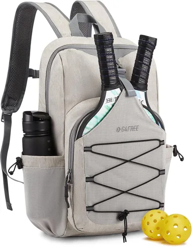 Miniatura 11 de G4Free Bolsa de pickleball para mujeres y hombres, bolsa de pádel para 2 a 4 paletas, regalos para amantes del pickleball