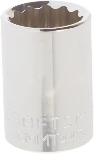 Miniatura 19 de CRAFTSMAN Llave poco profunda, métrica, accionamiento de 1/2 pulgada, 11mm, 12 puntos (CMMT44229)