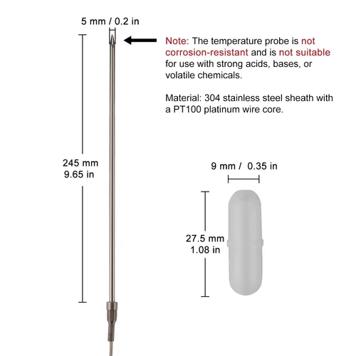 Miniatura 2 de stonylab Manto de calentamiento eléctrico con agitación, calentamiento ajustable y revolviendo Electromantles Manto de calefacción electrotérmica
