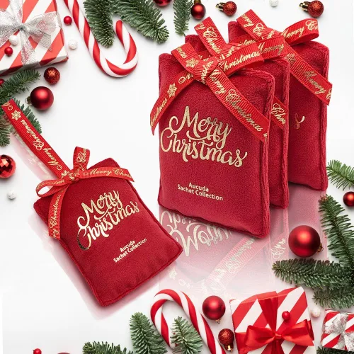 Miniatura 13 de AUCUDA Paquete de 4 bolsas perfumadas de cedro para cajones y armarios, paquetes de popurrí para ropa de mujer, almohada de malla con fragancia