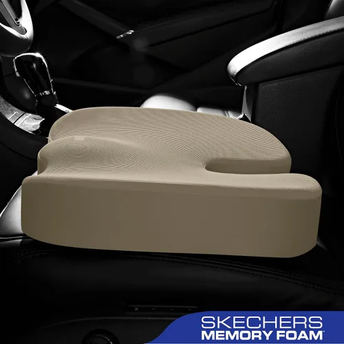 Miniatura 4 de Skechers Cojín de Espuma de Memoria para Asiento, Cojín para Silla de Oficina para Alivio del Dolor de Coxis, Almohada para Glúteos para Silla
