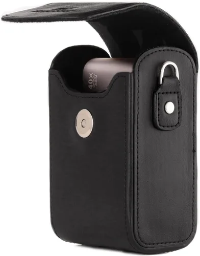 Miniatura 3 de MegaGear Canon PowerShot SX740 HS, SX730 HS - Funda de piel para cámara con correa, color negro