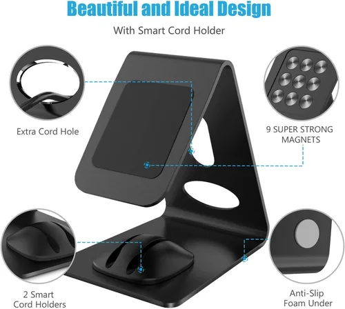 Miniatura 5 de WixGear Soporte magnético para teléfono celular, soporte de teléfono premium para iPhone, teléfonos inteligentes Android y mini tabletas, soporte